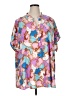 Emily Wonder Floral Purple Kimono Size 1X - photo 1
