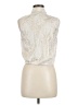 MICHAEL Michael Kors Paisley Ivory Sleeveless Button-Down Shirt Size M - photo 2