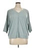 Cable & Gauge Teal 3/4 Sleeve Top Size XL - photo 1