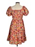 Umgee Floral Orange Casual Dress Size M - photo 2
