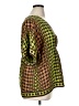 MICHAEL Michael Kors 100% Silk Green Short Sleeve Silk Top Size 1X - photo 4