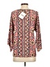 Bob Mackie Pink Long Sleeve Blouse Size S - photo 2