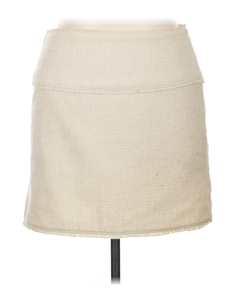 Pre-owned Future Collective Casual Skirt In Ivory
