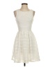 Aqua Stripes Ivory Cocktail Dress Size XS - photo 1