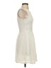 Aqua Stripes Ivory Cocktail Dress Size XS - photo 4