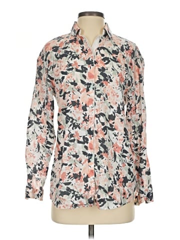 Lafayette 148 New York Long Sleeve Button-Down Shirt (view 1)