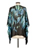 Susan Graver 100% Polyester Teal 3/4 Sleeve Blouse Size S - photo 2