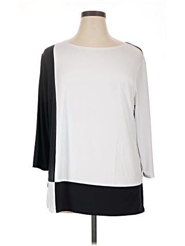 Draper's & Damon's 3/4 Sleeve Top (view 1)