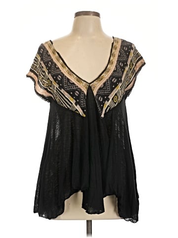 Free People Short Sleeve Blouse (view 1)