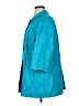 Chico's 100% Cotton Damask Teal Raincoat Size XL - photo 5
