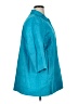 Chico's 100% Cotton Damask Teal Raincoat Size XL - photo 4
