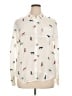 Rails Print Ivory White Short Sleeve Blouse Size XL - photo 1