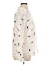 Rails Print Ivory White Short Sleeve Blouse Size XL - photo 4