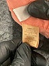 Eyeshadow 100% Polyester Orange 3/4 Sleeve Blouse Size L - photo 8