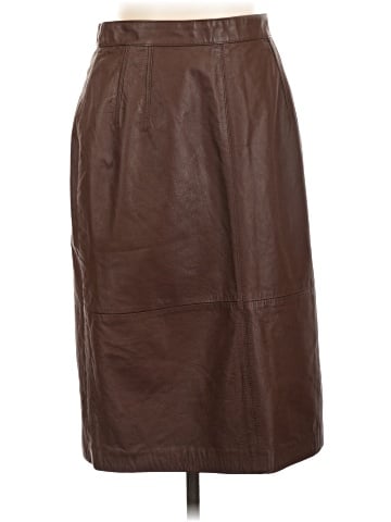 Lord & Taylor Faux Leather Skirt (view 1)