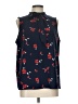 Elle 100% Polyester Blue Sleeveless Blouse Size L - photo 1
