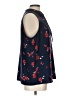 Elle 100% Polyester Blue Sleeveless Blouse Size L - photo 4