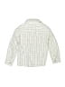 Mayoral Checkered-gingham Ivory Long Sleeve Button-Down Shirt Size 7 - photo 2