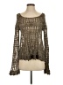 Free People Metallic Brown Pullover Sweater Size XS - photo 1
