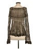 Free People Metallic Brown Pullover Sweater Size XS - photo 2
