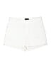 Express Solid White Shorts Size 4 - photo 1