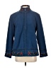 Susan Graver 100% Polyester Blue Jacket Size S - photo 1