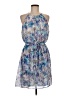 Guess Paisley Blue Casual Dress Size 8 - photo 1