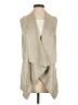 Bar III 100% Polyester Tan Vest Size S - photo 1