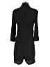 Monrow 100% Rayon Solid Black Romper Size S - photo 2