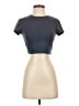 Alo Gray Short Sleeve Turtleneck Size XXS (estimated) - photo 1