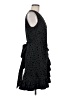 Express 100% Polyester Polka Dots Black Cocktail Dress Size M - photo 4