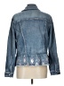 Chico's Graphic Aztec Or Tribal Print Blue Denim Jacket Size L - photo 2