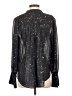 Judith March 100% Polyester Stars Black Long Sleeve Blouse Size S - photo 2