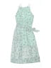 Iz Byer 100% Polyester Paisley Blue Dress Size 7 - photo 1