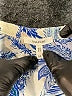 Maurices 100% Polyester Paisley Blue Short Sleeve Blouse Size M - photo 7