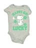 Peanuts Gray Short Sleeve Onesie Size Newborn - photo 1