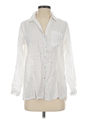 Sigrid Olsen Long Sleeve Button-Down Shirt (view 1)