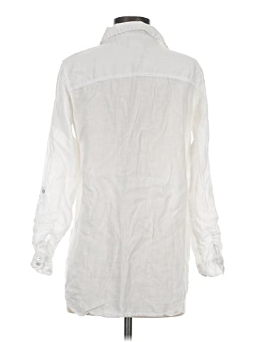 Sigrid Olsen Long Sleeve Button-Down Shirt (view 2)