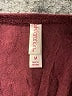 Xhilaration 100% Rayon Solid Burgundy Jumpsuit Size M - photo 4