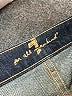 7 For All Mankind 100% Polyurethane Stars Blue Jeans Size 27 waist - photo 7