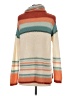 AndTheWhy Color Block Orange Turtleneck Sweater Size S - photo 2