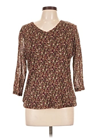 Croft & Barrow 3/4 Sleeve Top (view 1)