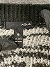 Aqua 100% Acrylic Zebra Print White Black Cardigan Size M - photo 7