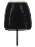 Motel 100% Polyester Tweed Black Casual Skirt Size XS - photo 1