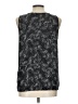 Paper Crane 100% Polyester Black Sleeveless Blouse Size L - photo 2