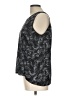 Paper Crane 100% Polyester Black Sleeveless Blouse Size L - photo 5