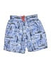 Carter's 100% Polyester Print Blue Board Shorts Size 6 - photo 1