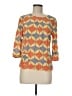 Boden 100% Viscose Orange 3/4 Sleeve Blouse Size 8 - photo 1