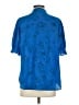 JCPenney 100% Polyester Blue Short Sleeve Blouse Size M (estimated) - photo 2