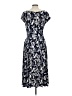 Jessica Howard Print Blue Casual Dress Size 10 - photo 2